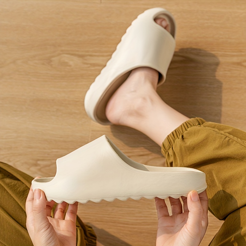 mens eva cloud slides casual non slip slippers open toe shoes for indoor outdoor beach shower spring and summer details 9